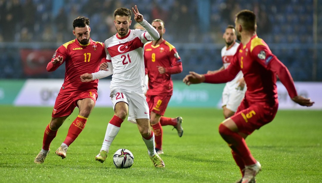SON DAKİKA: A Milli Takım play-off'lara kaldı (Karadağ-Türkiye maç sonucu)