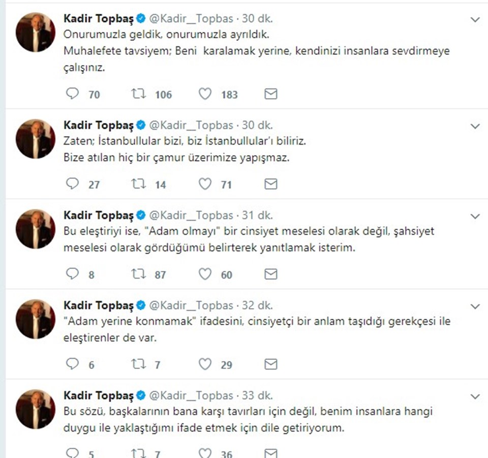 Kadir Topbaş'tan Kılıçdaroğlu'na yanıt - 2