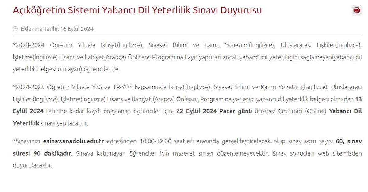 forumagel.com Anadolu Üniversitesi Açıköğretim (AÖF) Sistemi Yabancı Dil Yeterlilik Sınavı ne zaman? forumagel.com Anadolu Üniversitesi Açıköğretim (AÖF) Sistemi Yabancı Dil Yeterlilik Sınavı ne zaman?