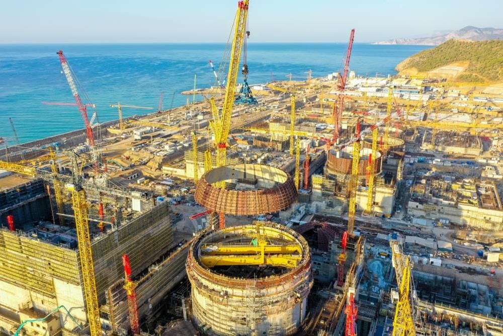 Akkuyu'nun 1'inci ünitesinde iç koruma kabuğu tamamlanıyor - 2