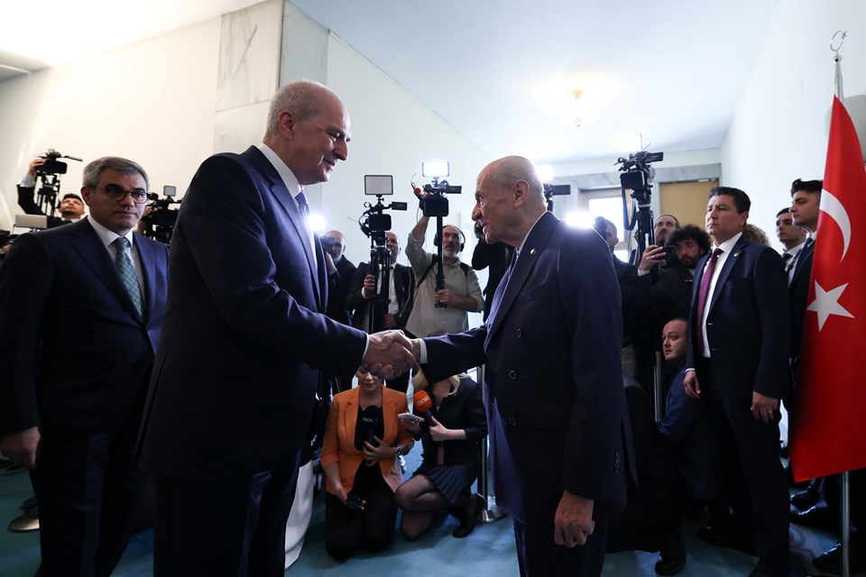 Bahçeli-Kurtulmuş görüşmesi: "Sürecin nasıl işleyeceğini konuştuk" - 1