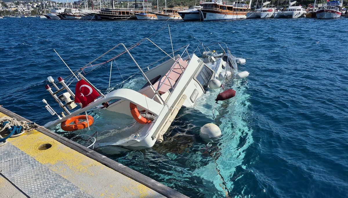 Bodrum'da ve Fethiye'de tekne battı