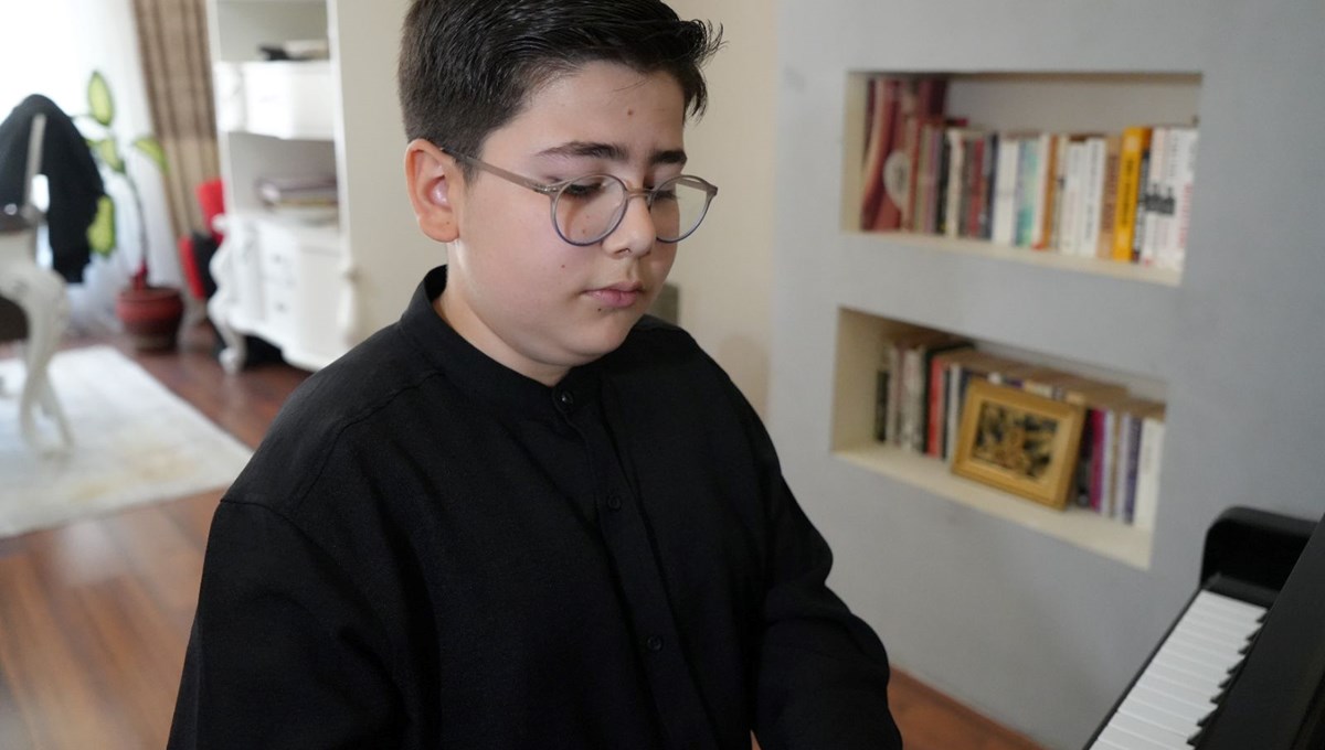 Gaziantepli piyanist Hamit ödüllere doymuyor