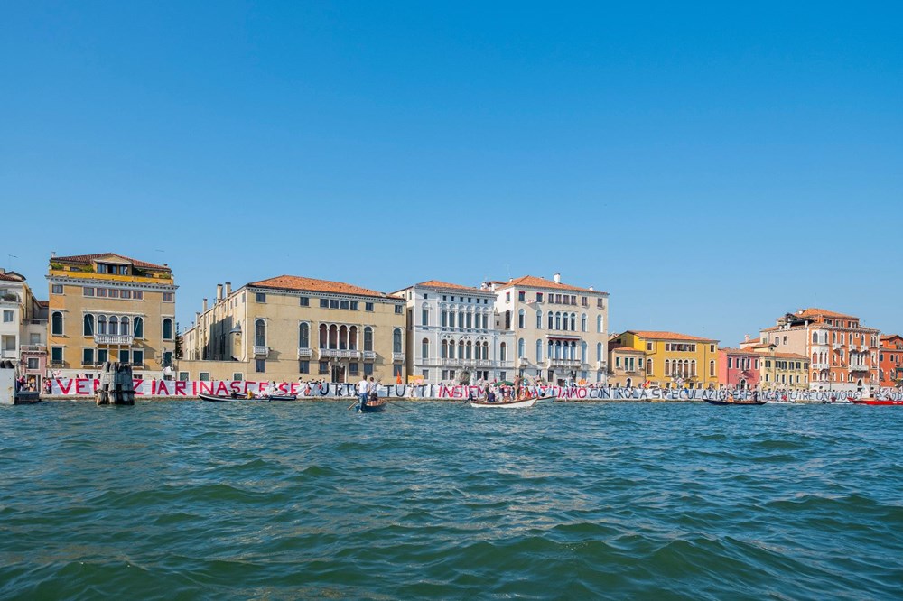 Venedik'te "turist istemiyoruz" protestosu - 8
