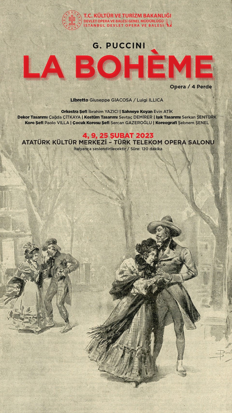 La Bohème Operası'nın prömiyeri 4 Şubat'ta AKM'de - 1