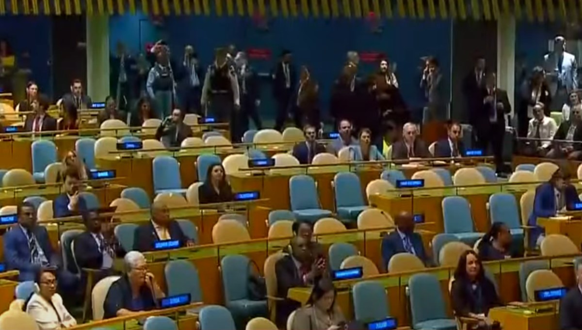 Netanyahu'ya BM'de protesto