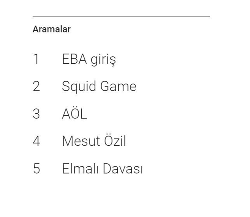 Google 2021 arama trendleri belli oldu: Türkiye'de en çok yapılan sorgular - 1