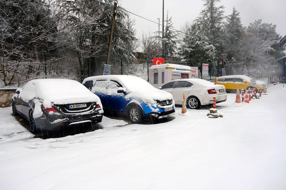 Trakya'da kar yağışı: Ulaşım güçlükle sağlanıyor - 2