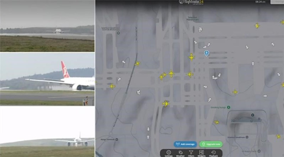 İstanbul Havalimanı'nda yeni dönem: Üç uçak aynı anda havalandı - 1