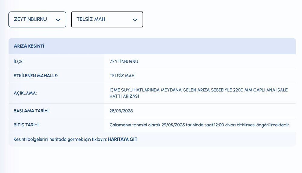 İstanbul'da (Kadıköy, Üsküdar, Zeytinburnu) sular ne vakit gelecek? 79 eWPifH926UuUeaHDHHacvw