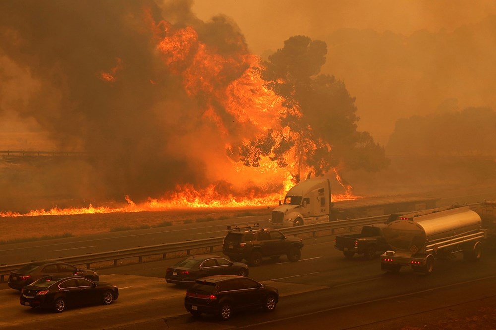 California'da 8 bin kilometrekare alan yandı, rekor kırıldı - 2
