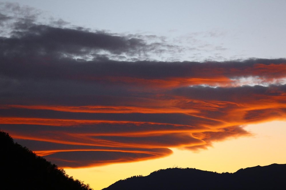 Artvin’de gökyüzünde ilginç görüntü - 11