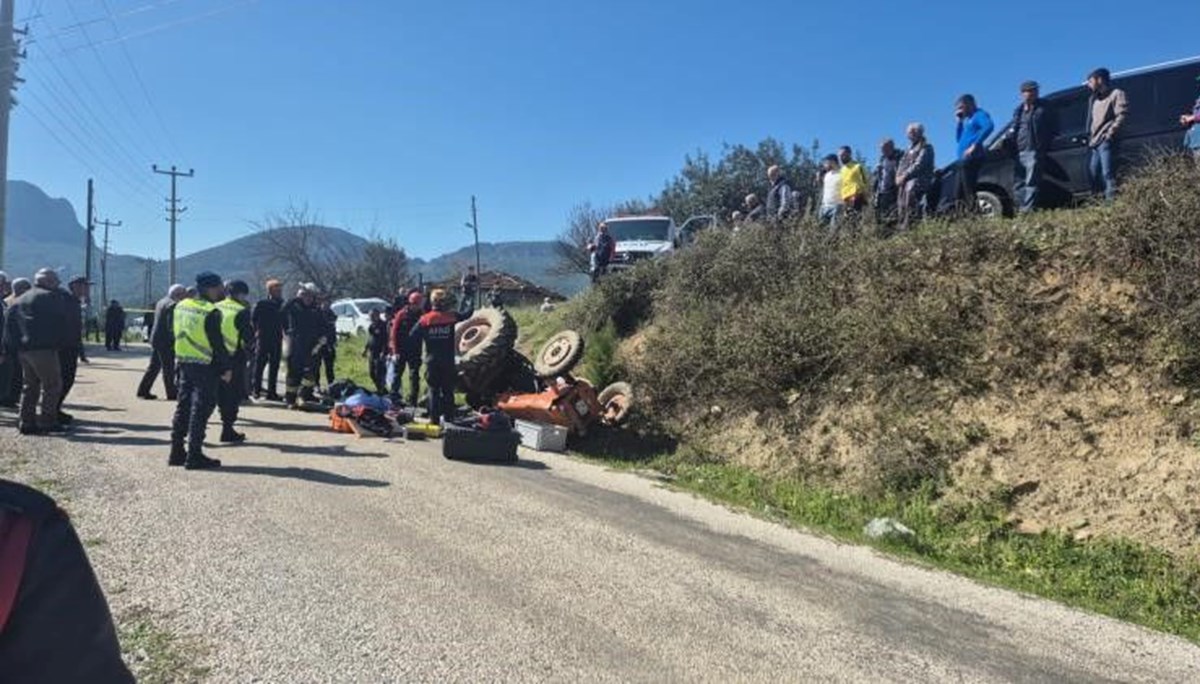 Devrilen traktörün altında kalan yaşlı adam hayatını kaybetti