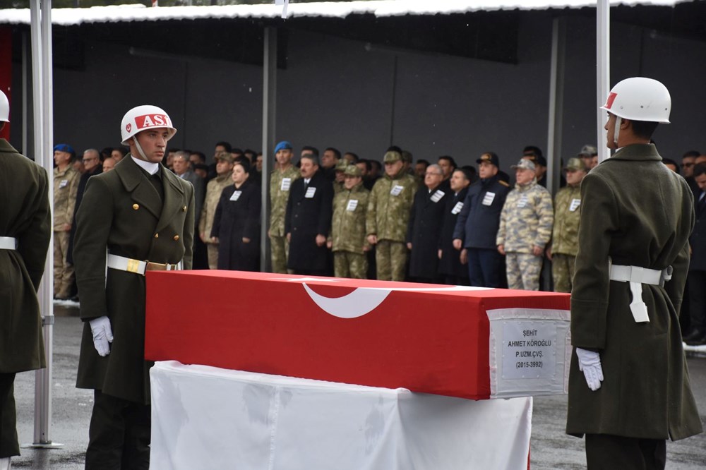 Pençe-Kilit Harekatı bölgesinde şehit olan 9 asker için Şırnak'ta tören - 4