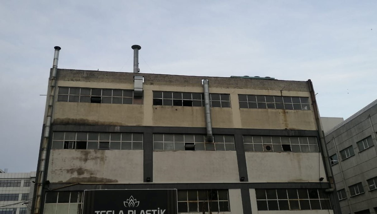İstanbul'da fabrika yangını