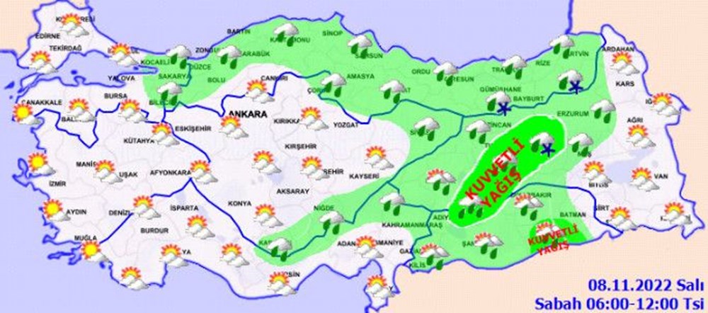 Bu hafta hava nasıl olacak? (İstanbul, Ankara ve diğer iller için 8-12 Kasım hava durumu tahmini) - 4