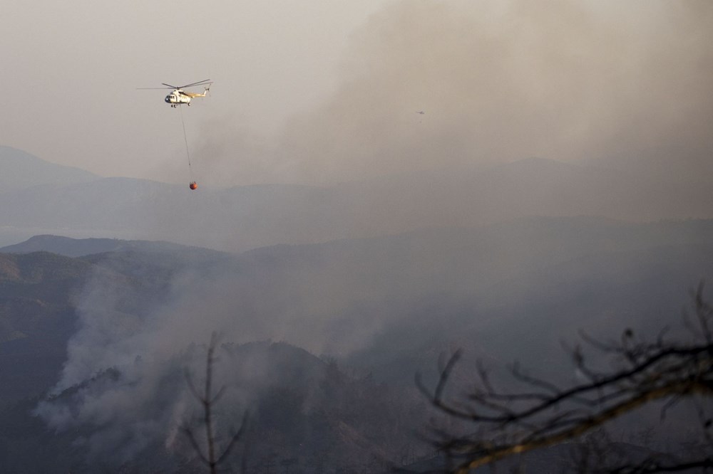 Marmaris'te orman yangını: Bakanlar son durumu açıkladı - 32
