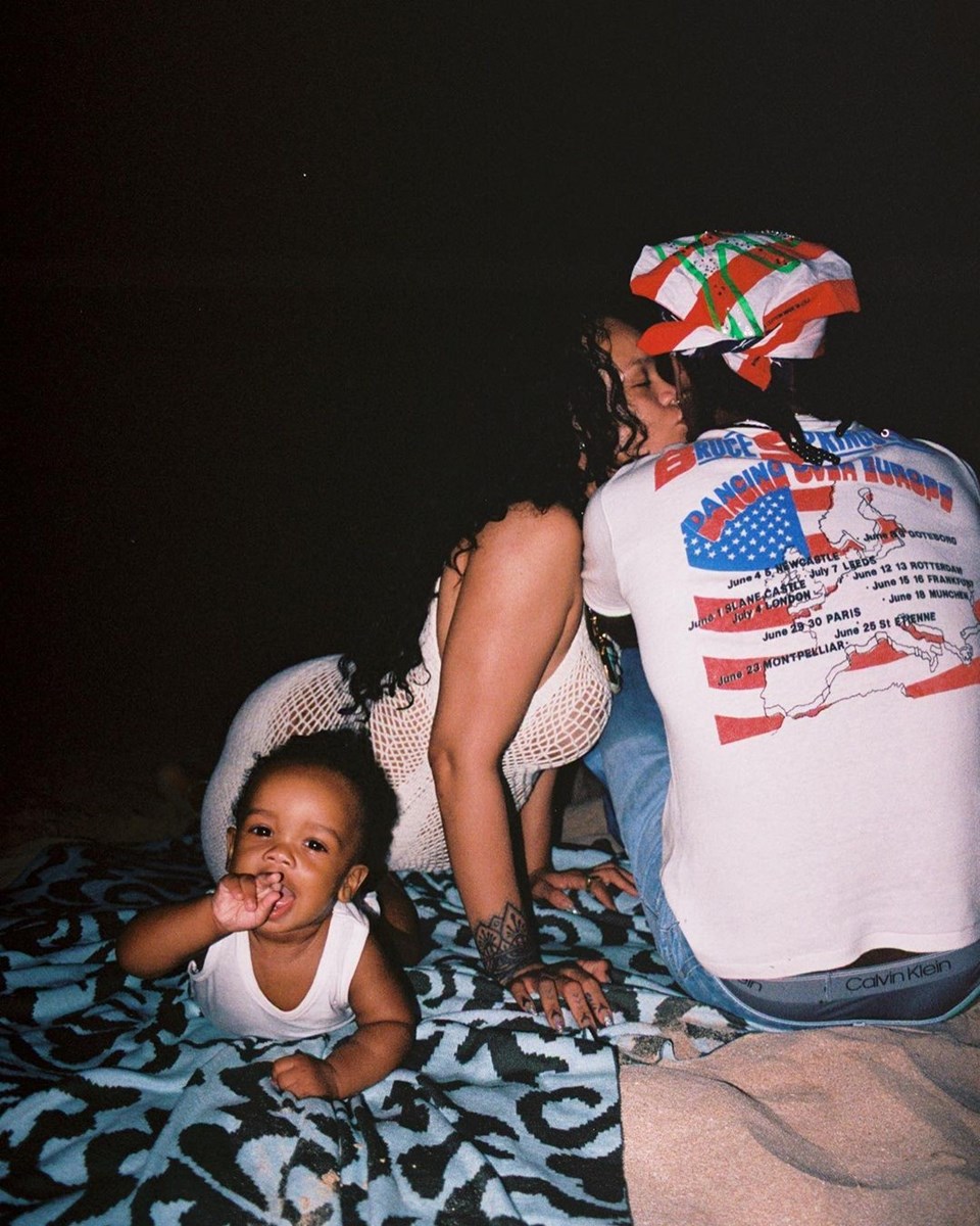 Rihanna ve A$AP Rocky oğullarının ilk doğum gününü kutladı - 2