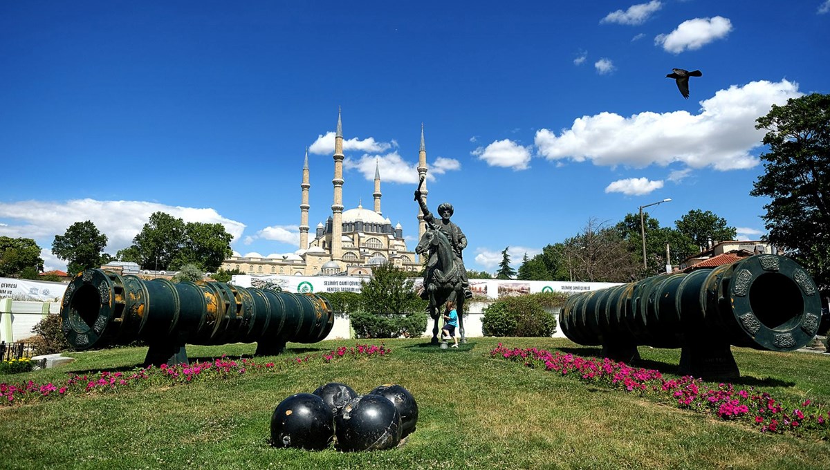 Edirne'ye giden turistler rotasını Edirne'ye giden turistler rotasını