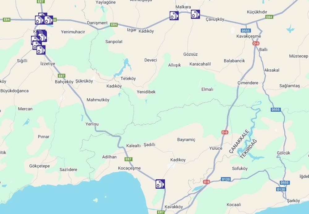 Yola çıkacaklar dikkat... Sabit radar noktaları belli oldu - 44