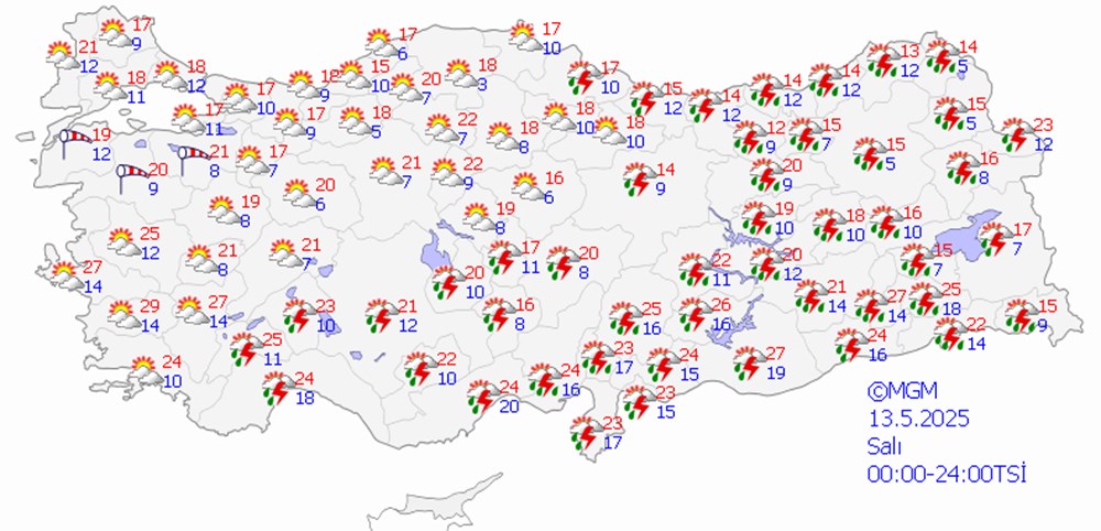 25 il için sarı kodlu uyarı: Kuvvetli sağanak geliyor - 4