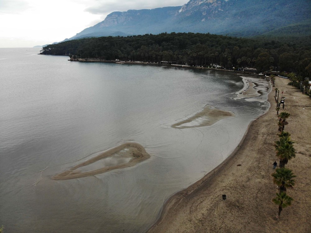 Muğla'da deniz suyu 40 metre çekildi - 4