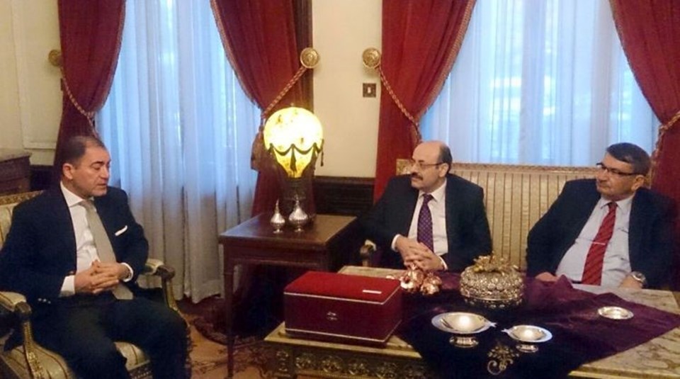 Türkiye'nin Sofya Büyükelçisi Süleyman Gökçe ile YÖK Başkanı Yekta Saraç