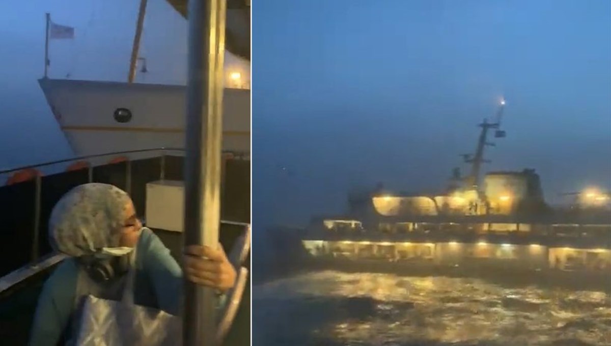 İstanbul Boğazı'nda faciadan dönüldü