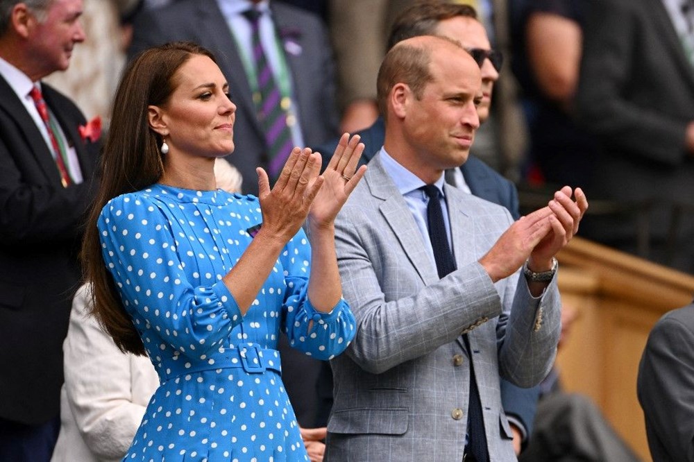 Kate Middleton ve Prens William 2022 Wimbledon Tenis Turnuvası'na katıldı - 13