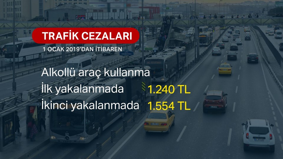 2019 ALKOLLÜ ARAÇ KULLANMA CEZASI