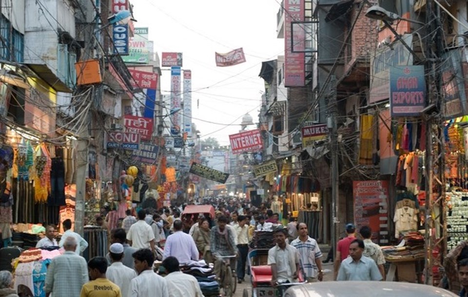 Yeni Delhi'den bir görüntü