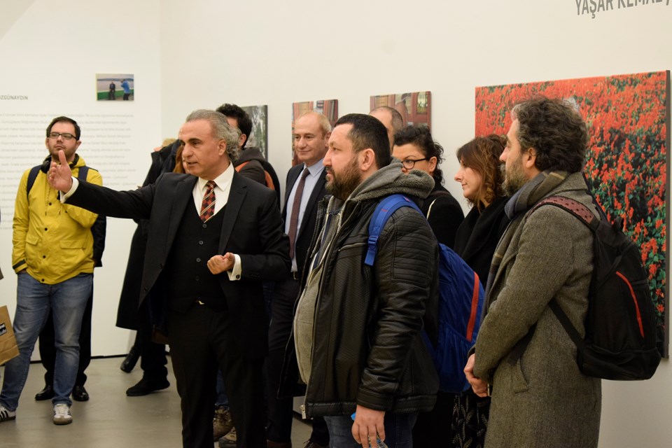 Yaşar Kemal-Çukurova Fotoğrafları sergisi medya mensuplarına tanıtıldı.