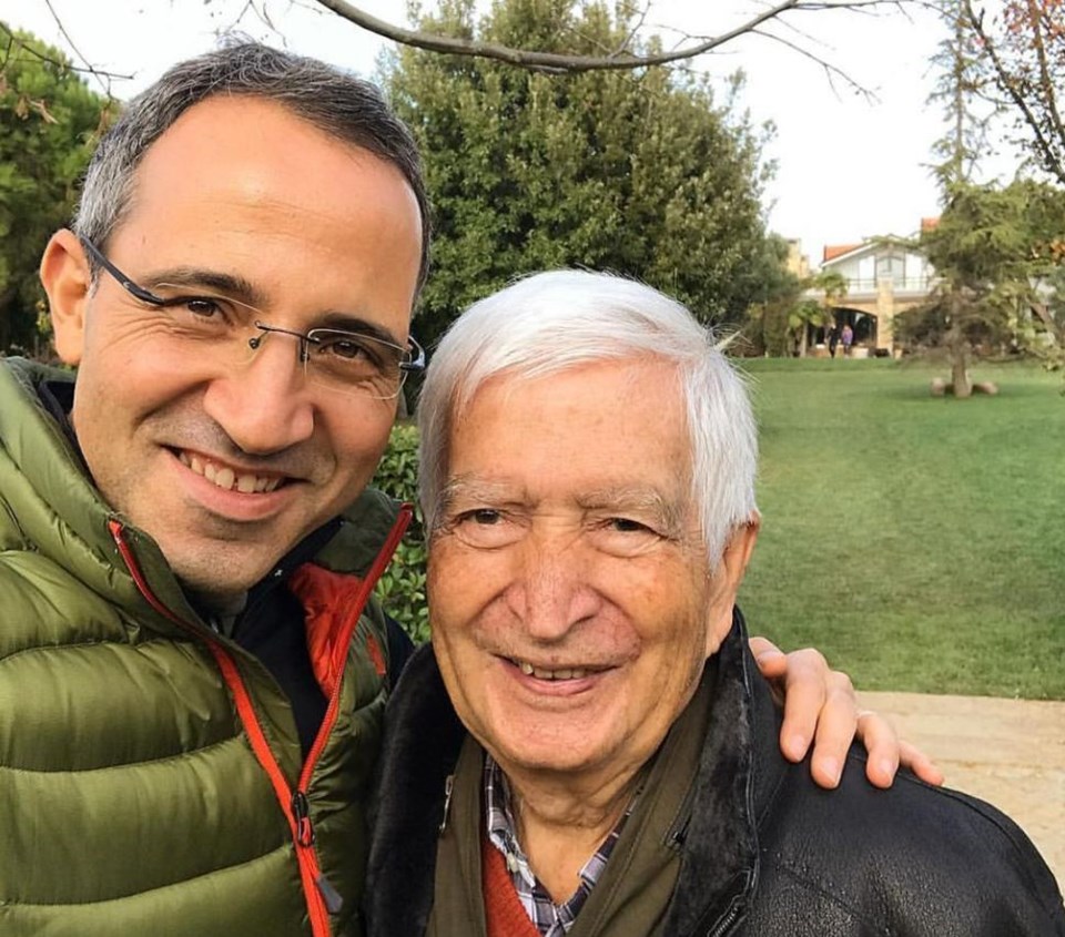 Milliyet Ekonomi Müdürü Şükrü Andaç, Güngör Uras ile birlikte
