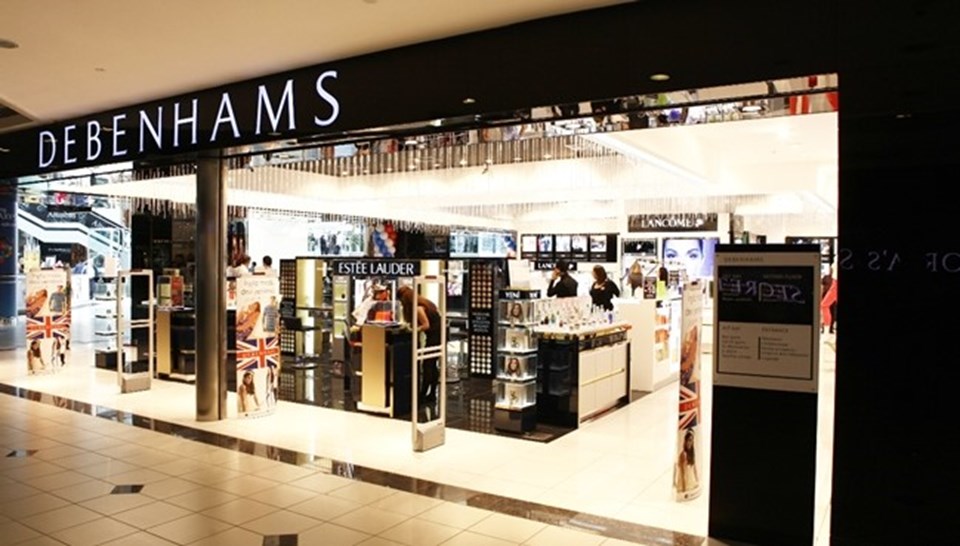 Debenhams 60 ülkede 260’ın üzerinde mağazayla faaliyet gösteriyor.