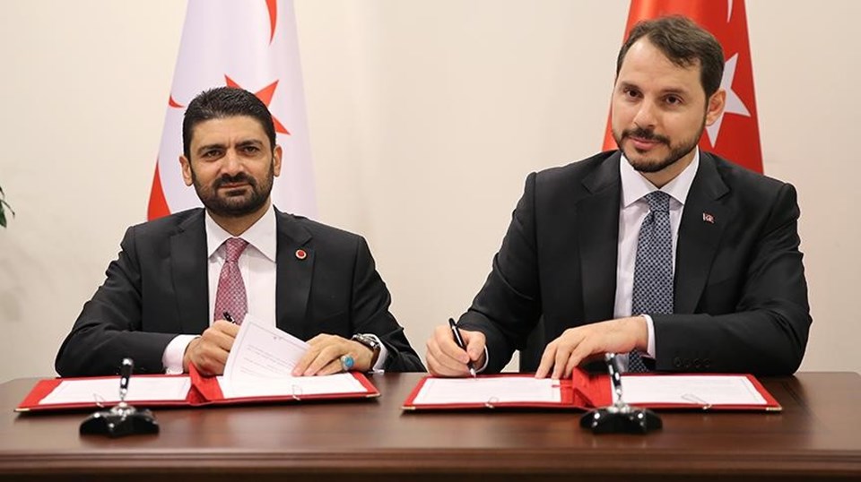 KKTC Ekonomi ve Enerji Bakanı Atun ile Enerji ve Tabii Kaynaklar Bakanı Albayrak
