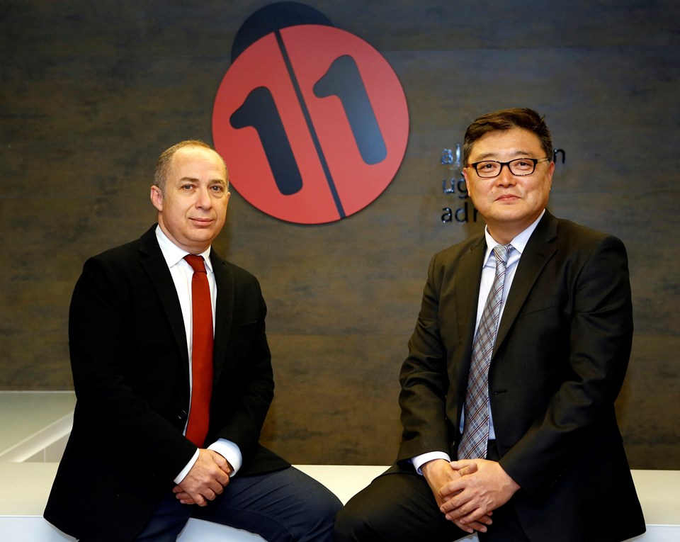 Doğuş Planet İcradan Sorumlu Yönetim Kurulu Üyesi İzi Adato ve n11.com Genel Müdürü Won Yong, Jo