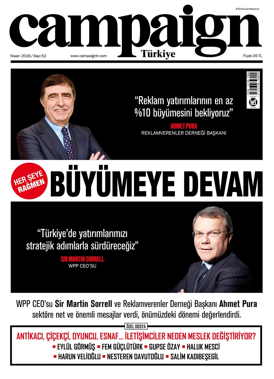 Campaign Türkiye Nisan sayısı.