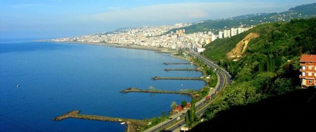 Trabzon sahili ormanlaştırılıyor