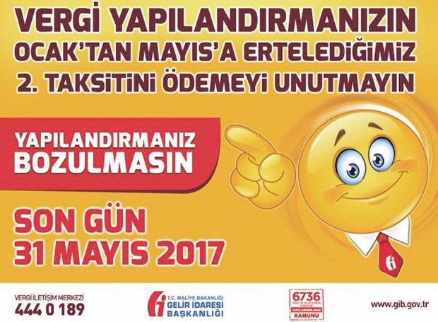 GELİR İDARESİ BU İLANLA UYARDI