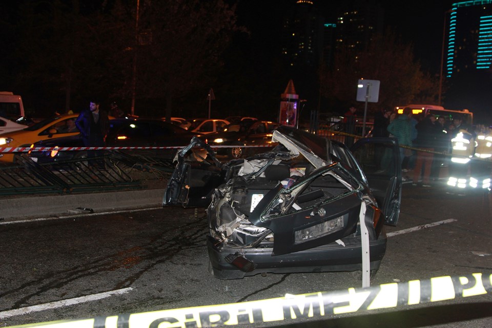 Şişli'de trafik kazası: 1 ölü, 2 ağır yaralı - 1