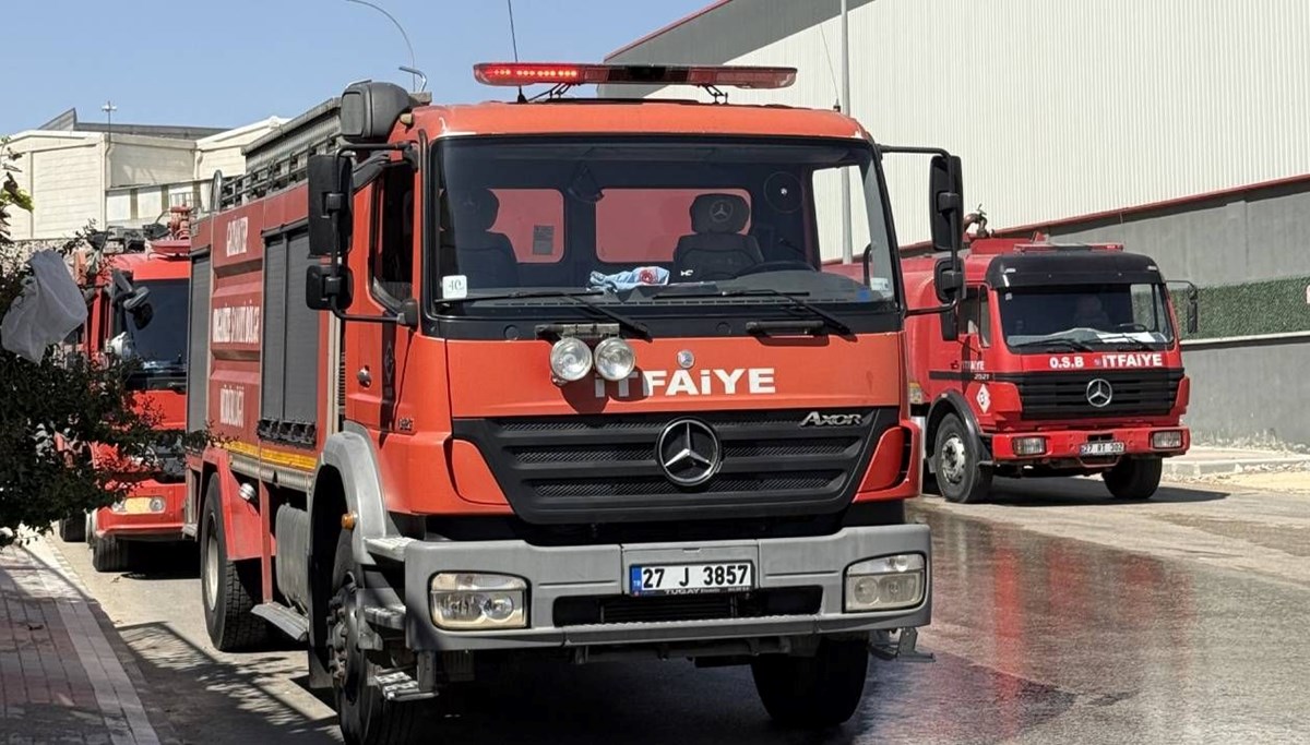 Gaziantep'te fabrikada yangın