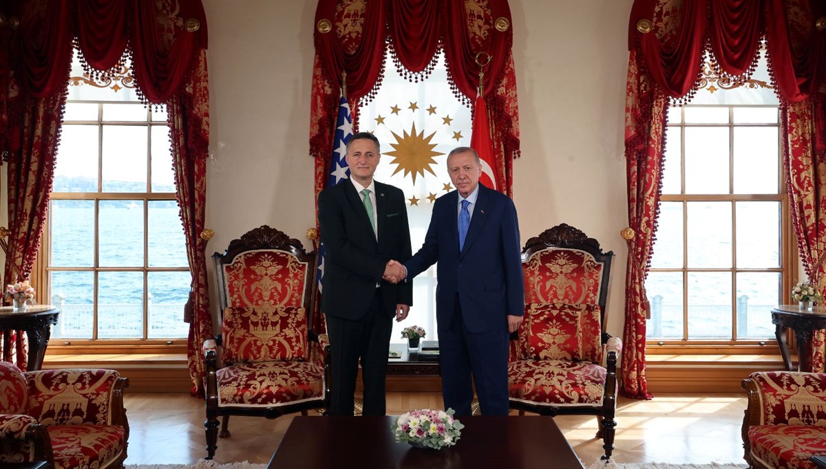 Cumhurbaşkanı Erdoğan Bosna Hersek lideri Becirov ile görüştü: Cumhurbaşkanı Erdoğan Bosna Hersek lideri Becirov ile görüştü: