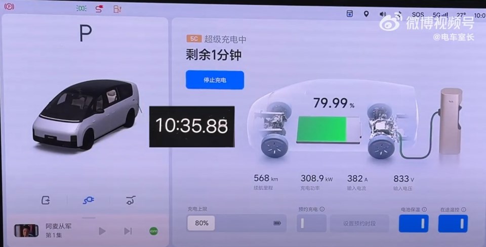 Li Auto'nun MPV'sinden şarj şov: 10 dakikada 500 kilometre menzil - 2