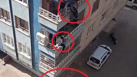 Down sendromlu çocuğu komşusu kurtardı