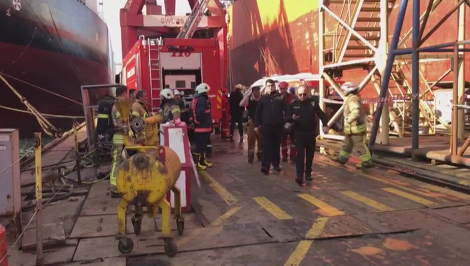 Tuzla tersaneler bölgesinde gemi yangını: 2 ölü, 11 yaralı - 3