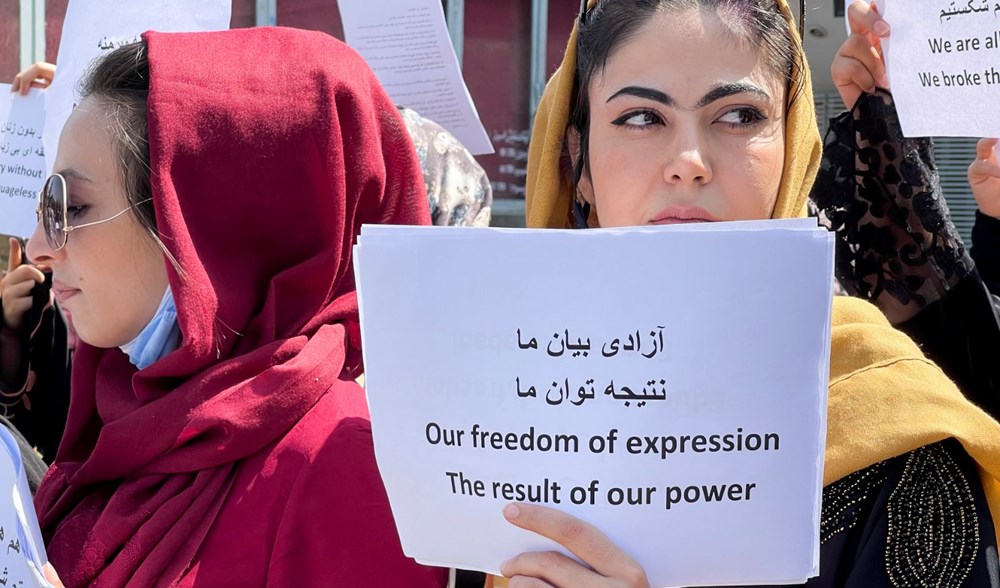 Kabil’de kadınlardan protesto: Taliban bizi evde tutamazsın - 4