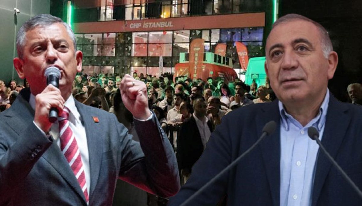 CHP İstanbul binası önünde son durum CHP İstanbul binası önünde son durum
