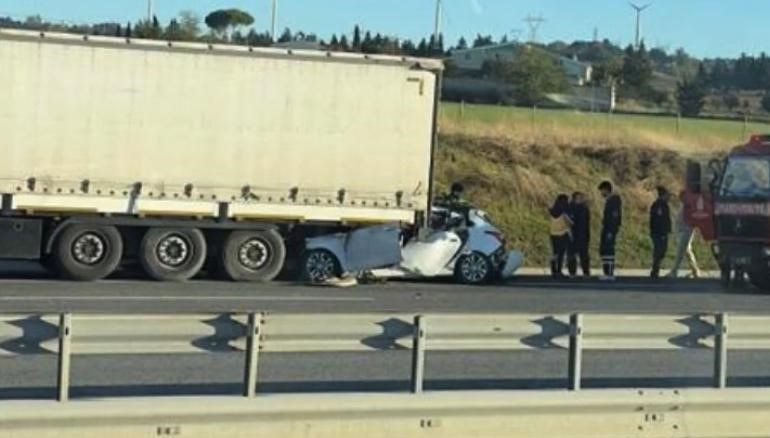 Kuzey Marmara Otoyolu'nda kaza