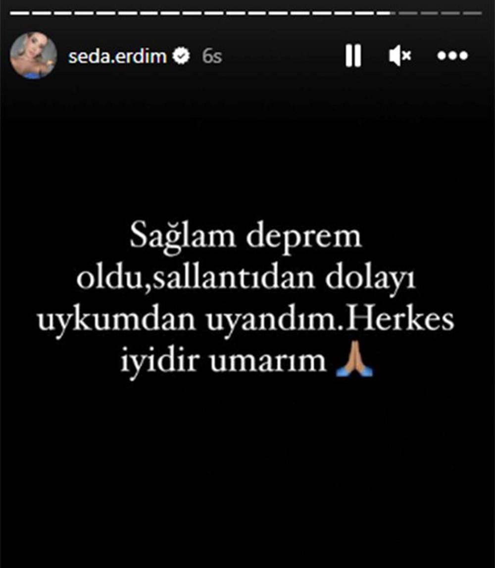 Ünlü isimlerden Düzce depremi sonrası paylaşımlar - 6