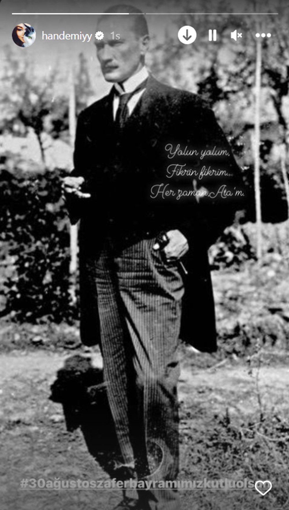 Ünlü isimlerin 30 Ağustos Zafer Bayramı mesajları - 6